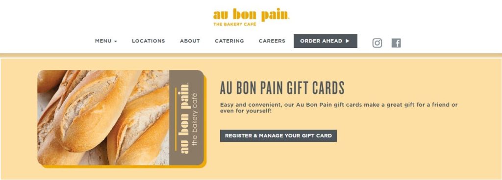 Au Bon Pain Rewards Program