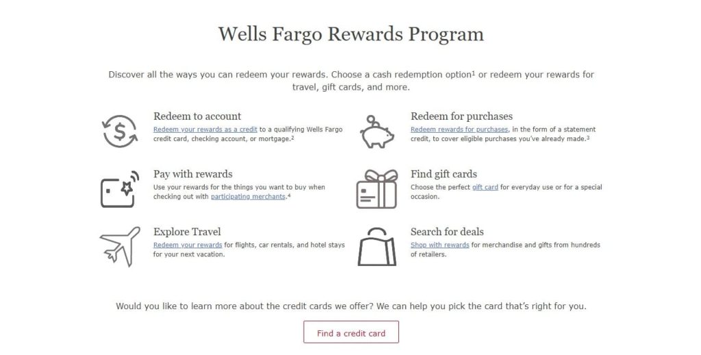 Well Fargo Rewards