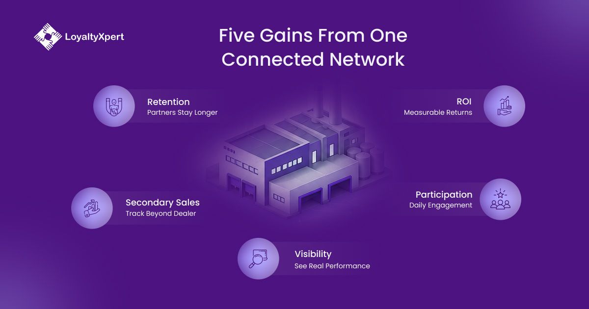 Five Gains From One Connected Network