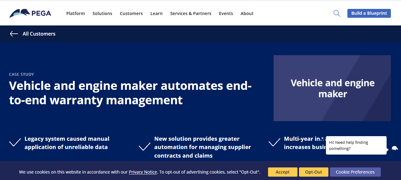 Pega Warranty